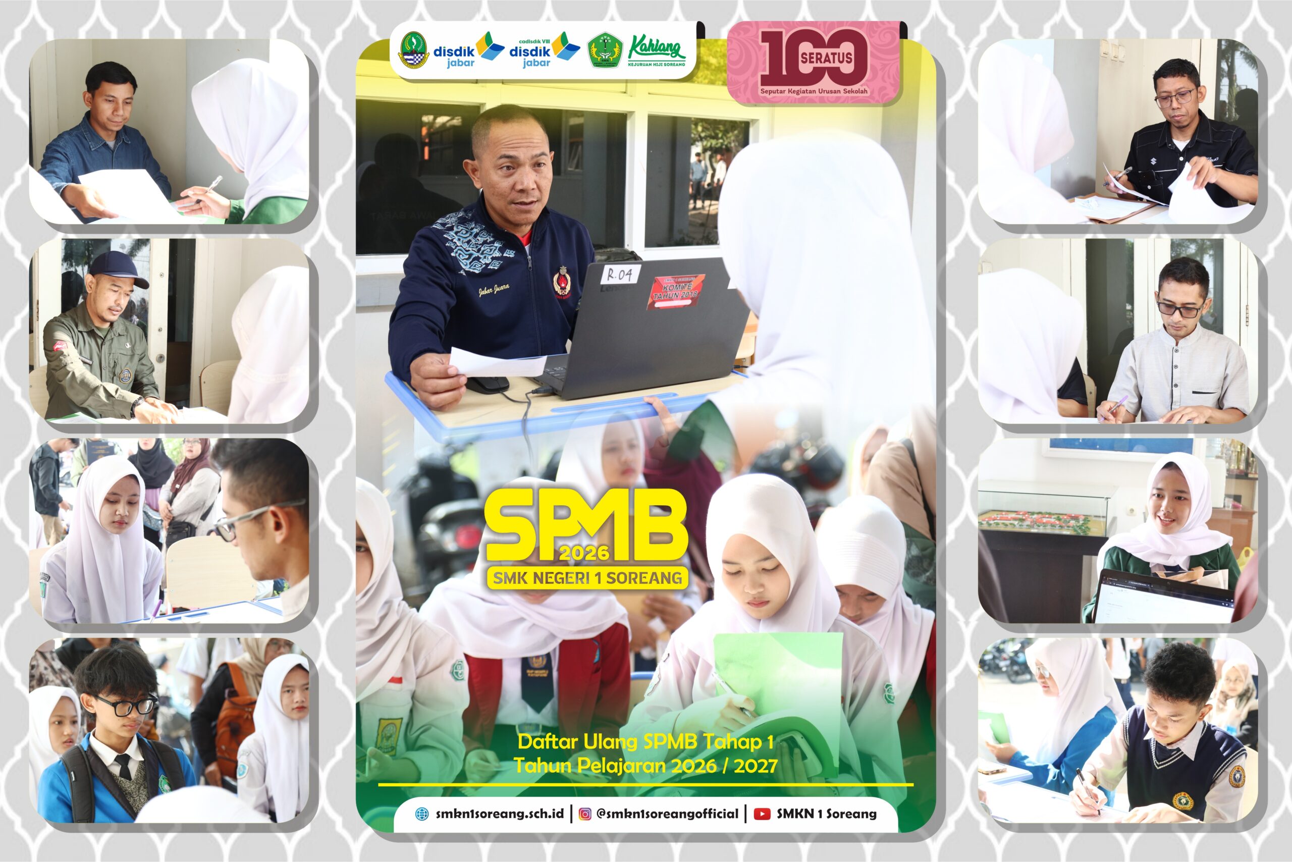 Daftar Ulang SPMB Tahap 1 (SMKN 1 Soreang)